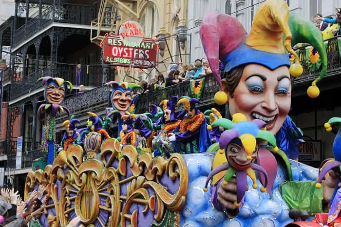 Mardi Gras, New Orleans, USA.