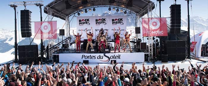Rock the Pistes, Portes du Soleil, Switzerland and France
