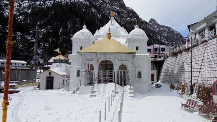 Gangotri Temple during Winter