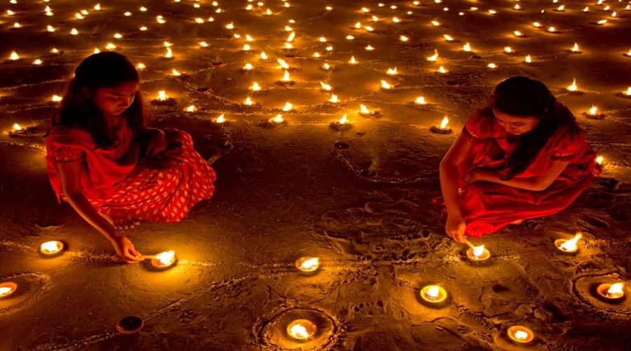 Diwali celebration in Rajkot