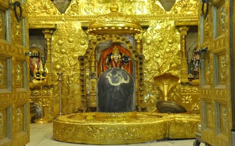 Gold plated Somnath Jyotirlinga