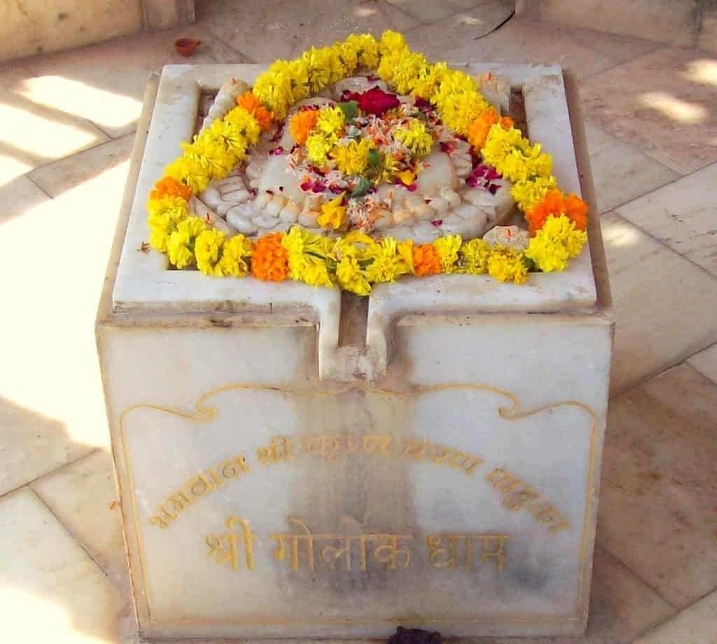 Lord Krishna’s feet, Goloka Dham, Somnath