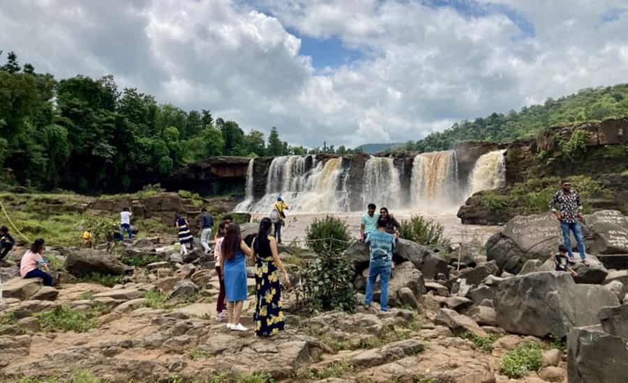 Camping at Gira Waterfall