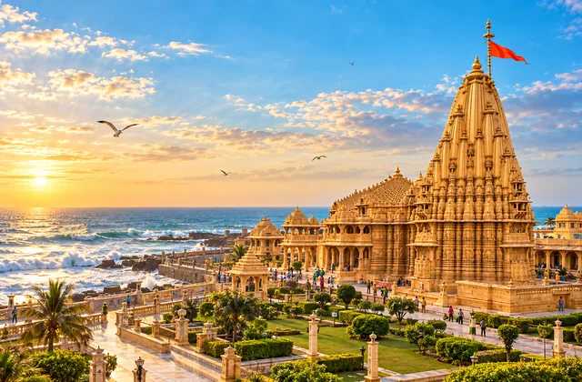 Somnath Temple on 5-day Saurashtra Darshan car rental